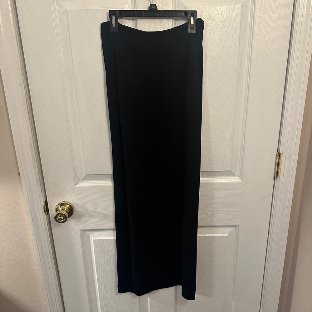 Andrea Polizzi for Rex Lester Elegant Black Maxi Skirt